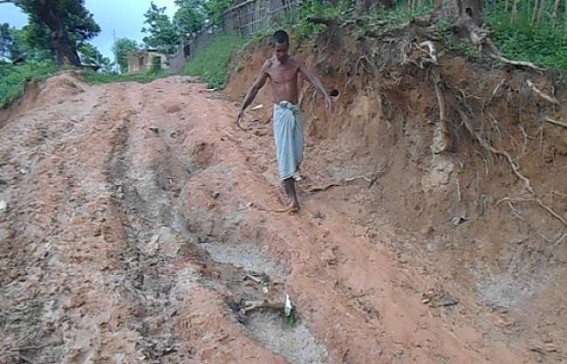 Substandard road works in Capital